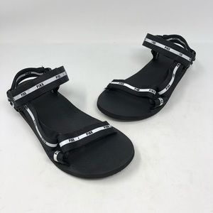 PINK Victoria’s Secret Velcro Sandal Flats 10